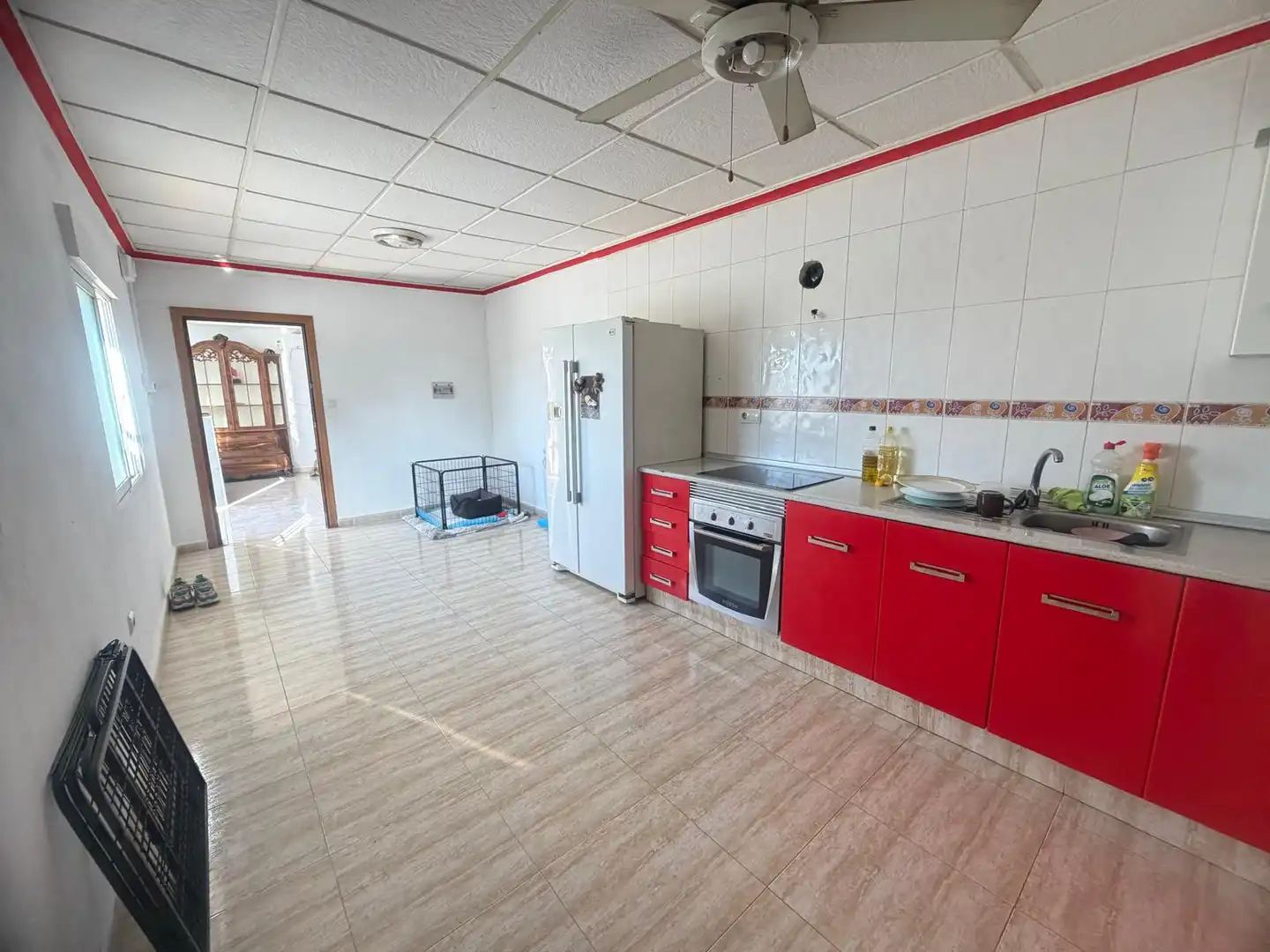 Cuina de Casa o xalet en venda en Elche / Elx amb Aire condicionat, Jardí privat i Terrassa