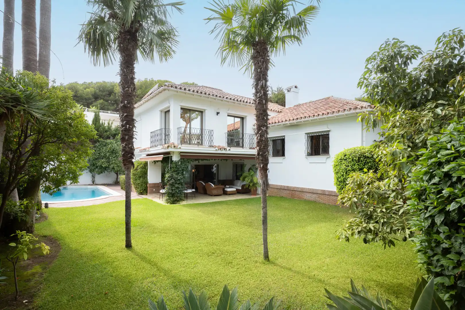 Jardí de Casa o xalet en venda en Marbella amb Aire condicionat, Jardí privat i Terrassa