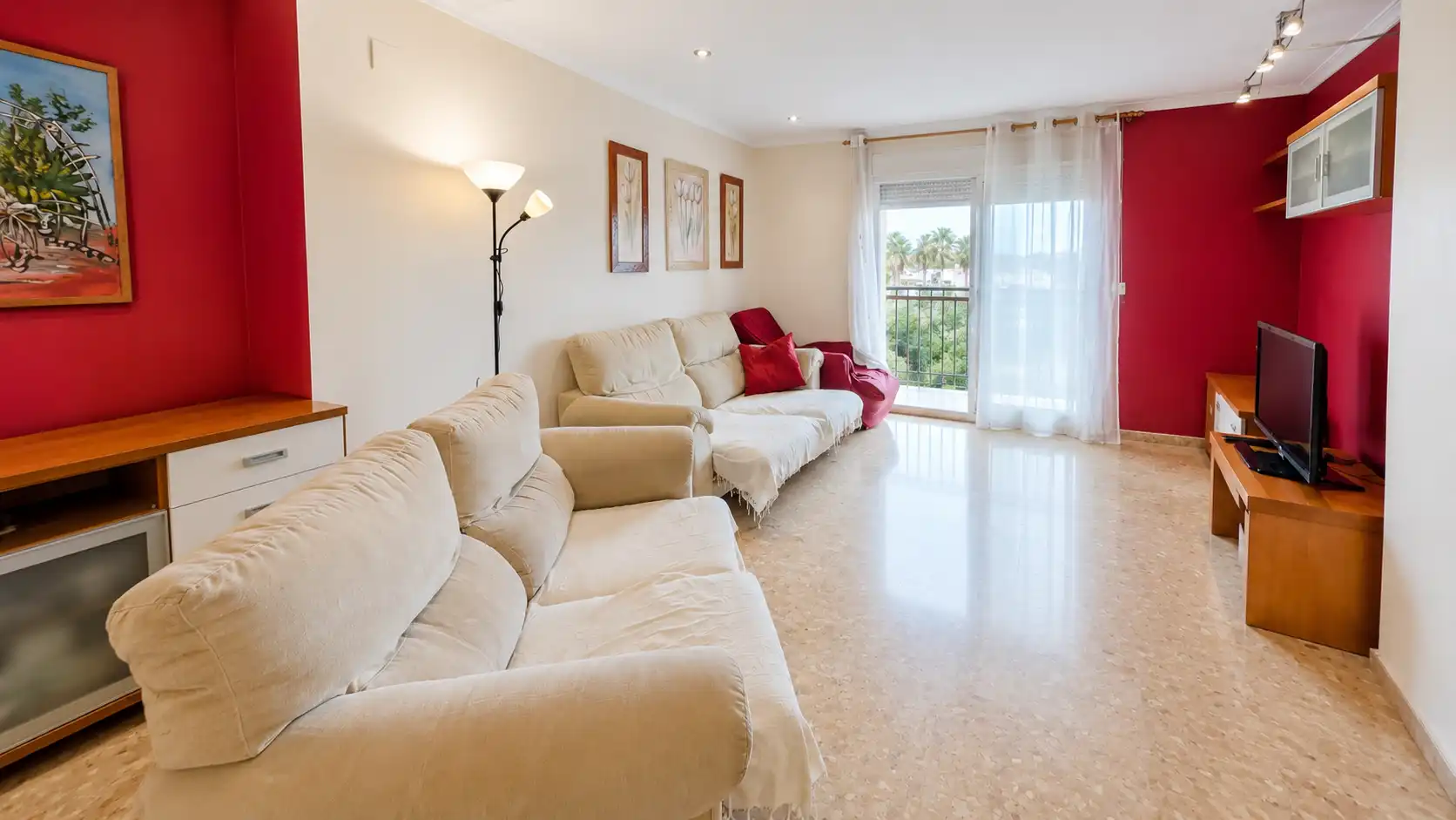 Sala de estar de Piso en venta en Cheste con Calefacción y Balcón