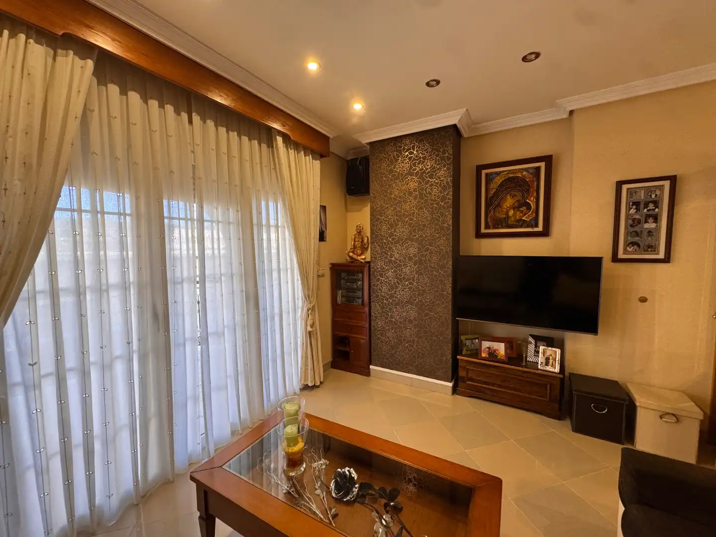 Sala de estar de Casa o chalet en venta en Caravaca de la Cruz con Aire acondicionado, Calefacción y Jardín privado