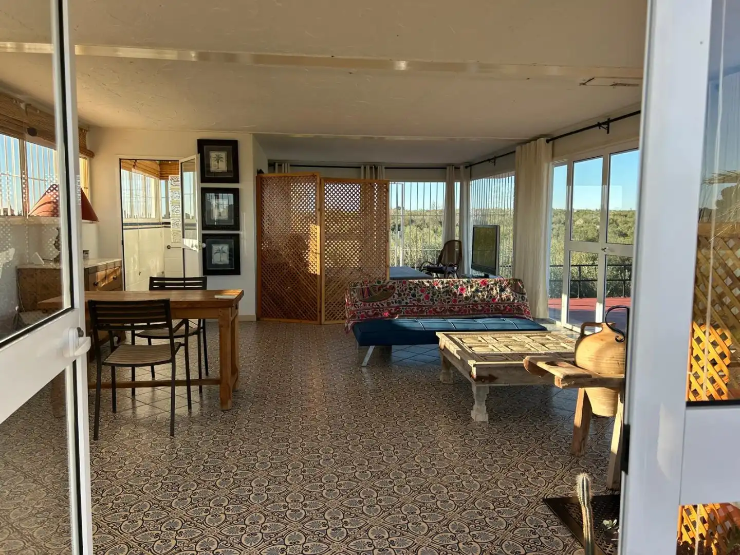 Sala de estar de Casa o chalet en venta en Aznalcázar con Aire acondicionado, Calefacción y Terraza