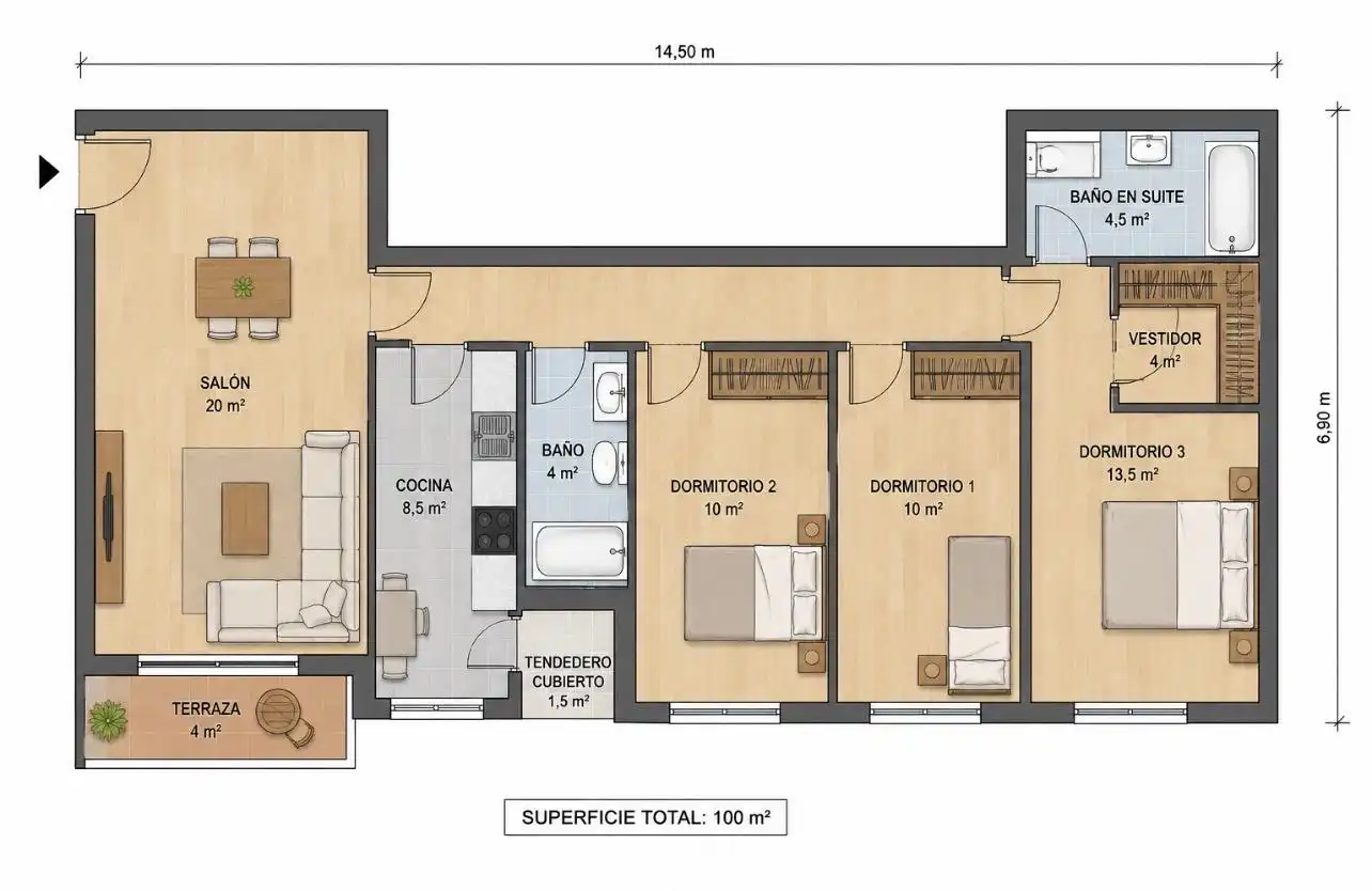Ático en venta en Alcobendas con Aire acondicionado, Calefacción y Jardín privado