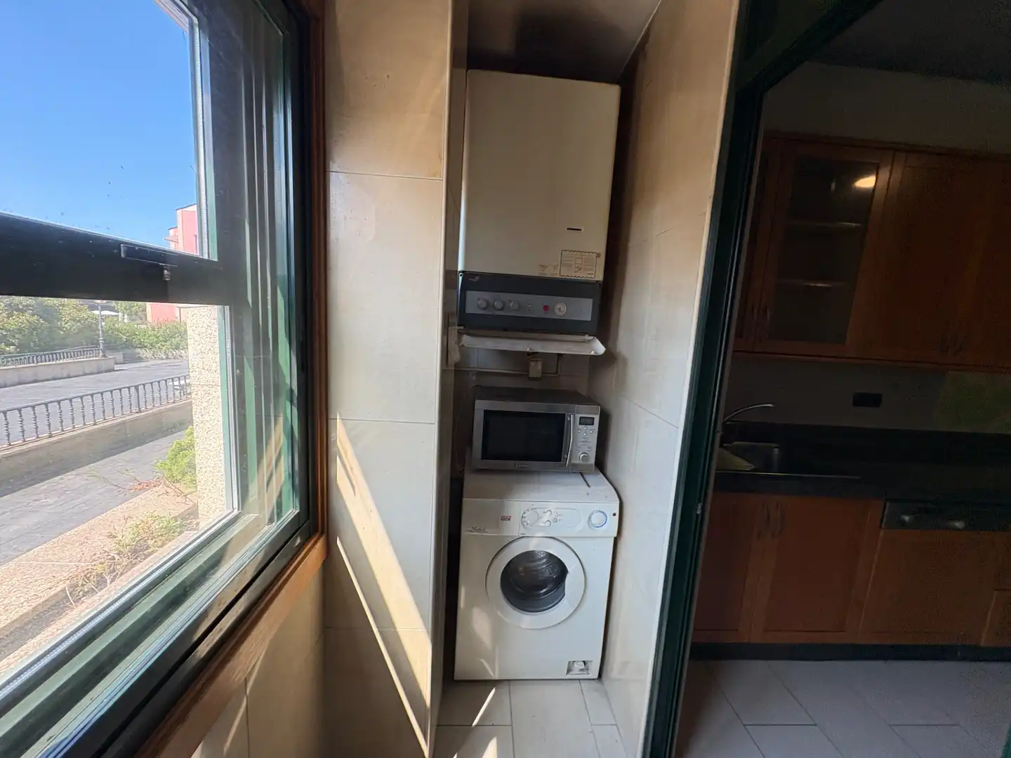 Küche von Wohnung zum Verkauf in Oleiros mit Heizung, Privatgarten und Parkett