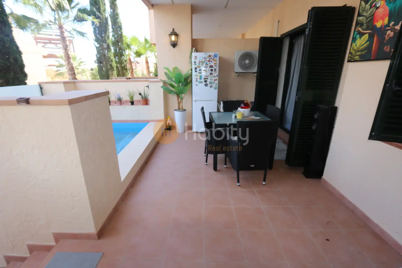 Terrasse von Erdgeschoss zum Verkauf in Fuente Álamo de Murcia mit Klimaanlage, Heizung und Terrasse