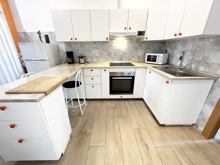 Cocina de Piso de alquiler en Madrid con Aire acondicionado, Calefacción y Parquet