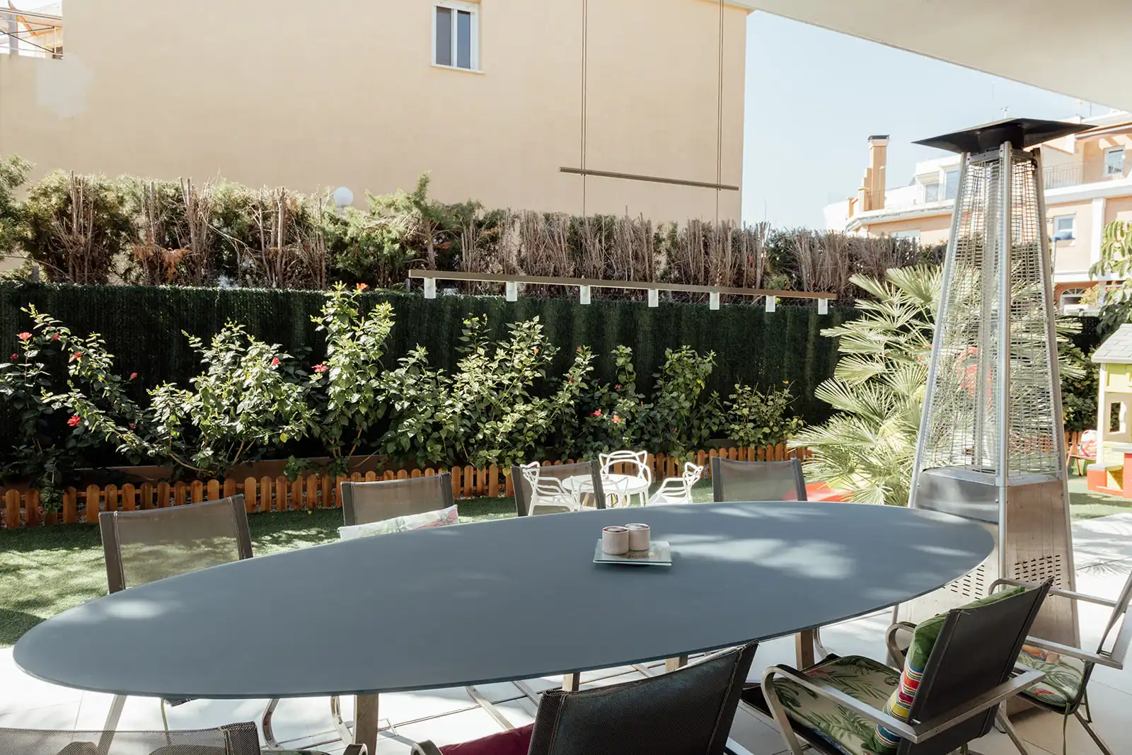 Terraza de Casa o chalet en venta en Alicante / Alacant con Aire acondicionado, Calefacción y Jardín privado