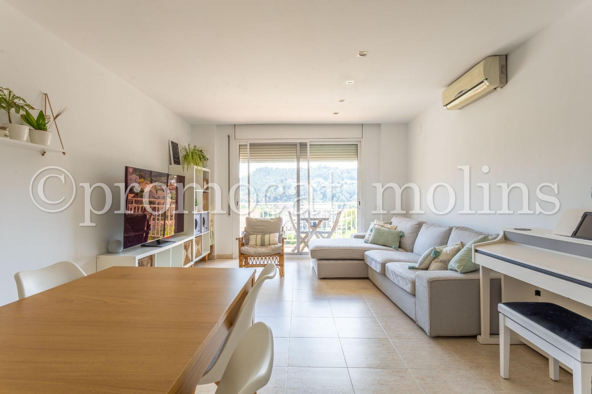 Living room of Attic for sale in Vallirana  with Heating, Terrace and Storage room