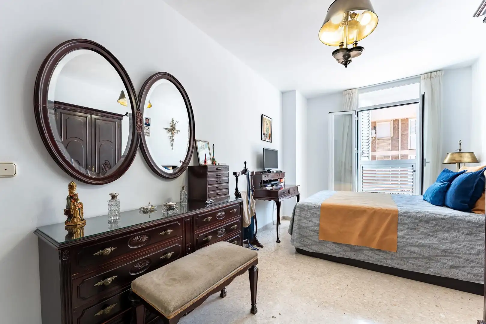 Bedroom of Flat for sale in Málaga  with Air Conditioner and Heating