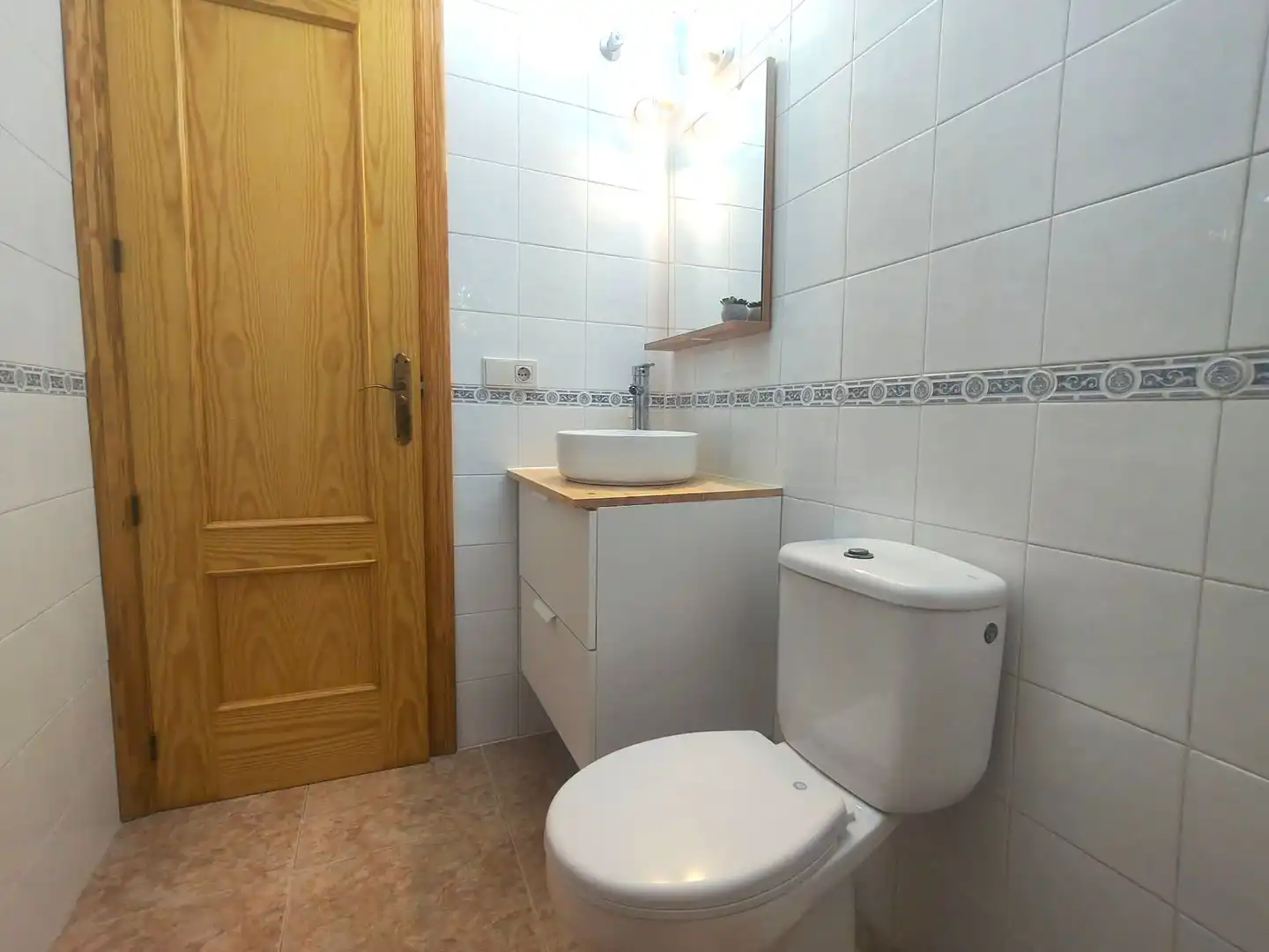 Badezimmer von Maisonette zum Verkauf in Santa Pola mit Klimaanlage, Heizung und Privatgarten