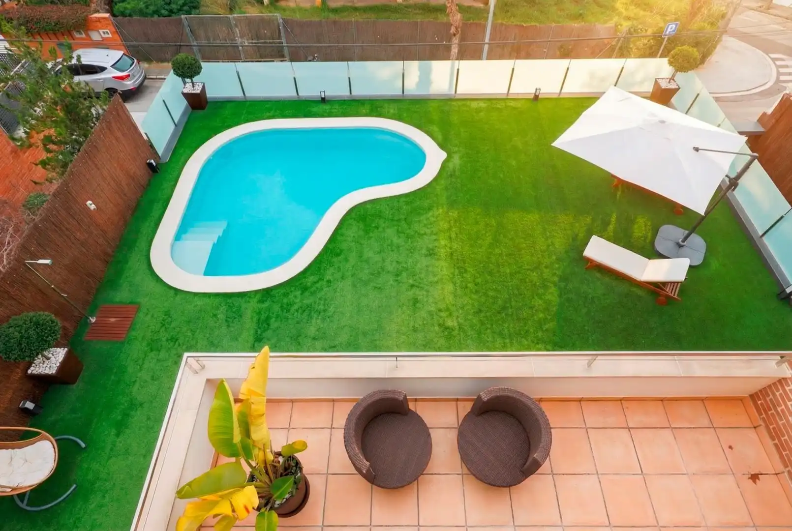 Piscina de Casa o chalet en venta en Vilassar de Dalt con Aire acondicionado, Calefacción y Jardín privado