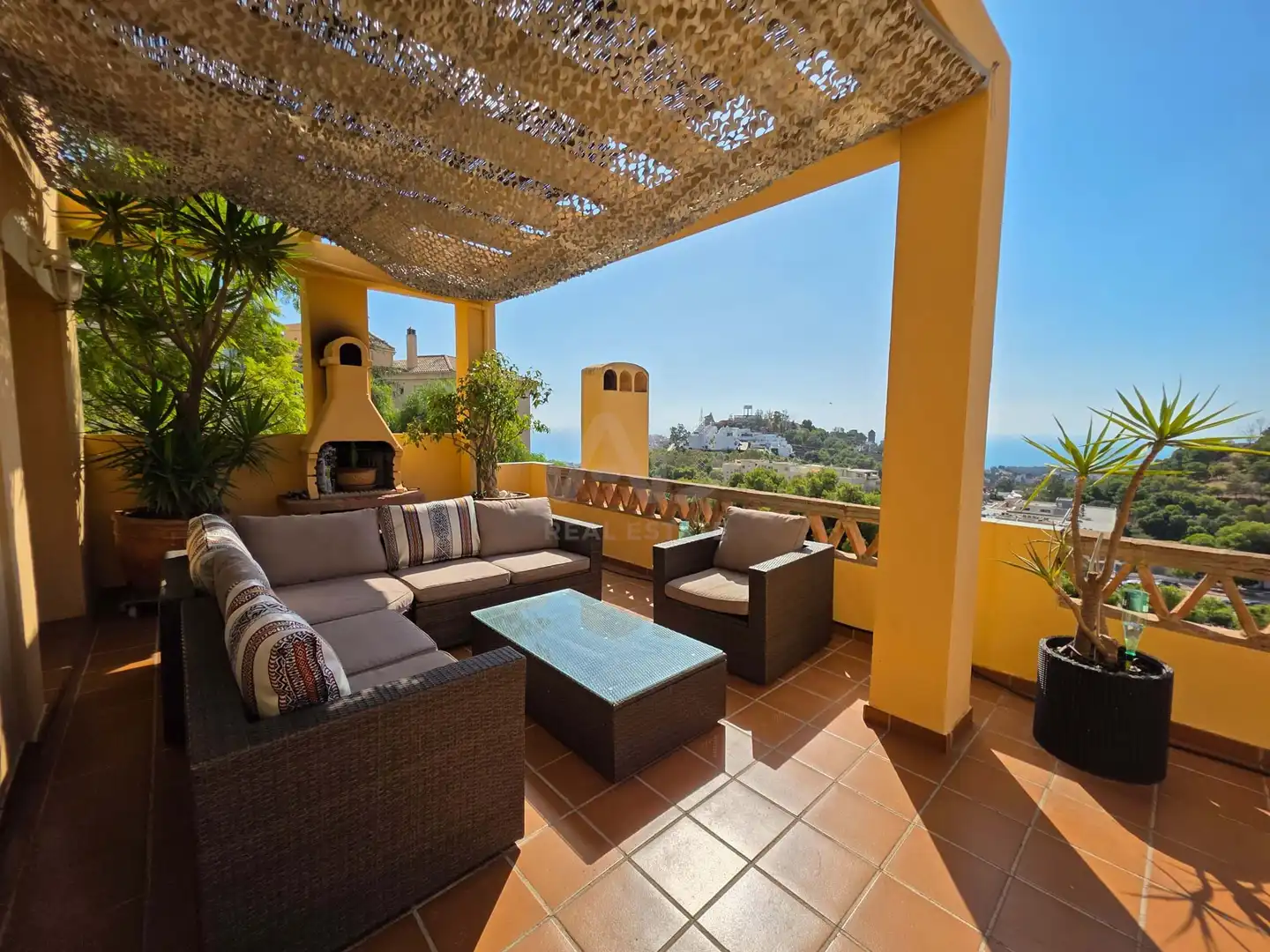 Terrasse von Dachboden zum Verkauf in Málaga mit Klimaanlage, Heizung und Terrasse