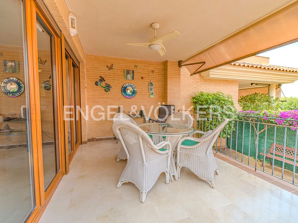 Terrace of Single-family semi-detached for sale in Alicante / Alacant  with Air Conditioner, Heating and Private garden