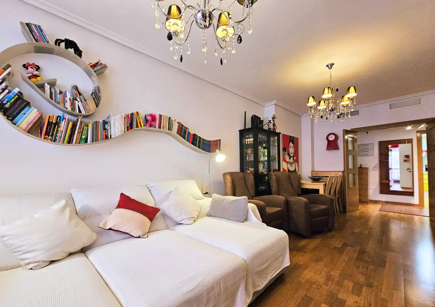 Sala de estar de Piso en venta en Cartagena con Aire acondicionado, Calefacción y Trastero