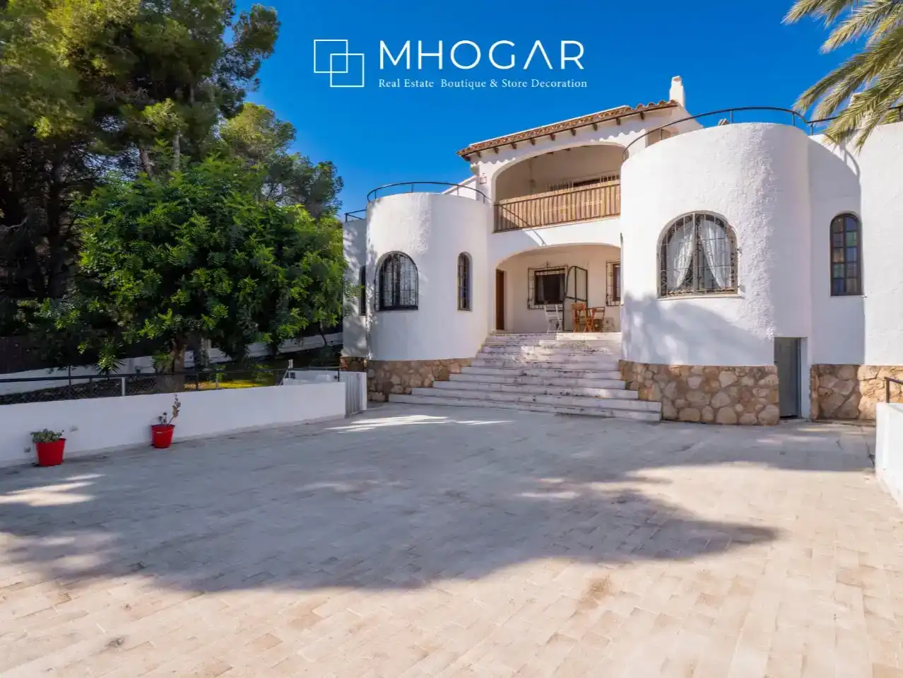 Vista exterior de Casa o chalet en venta en Benissa con Aire acondicionado, Piscina y Balcón