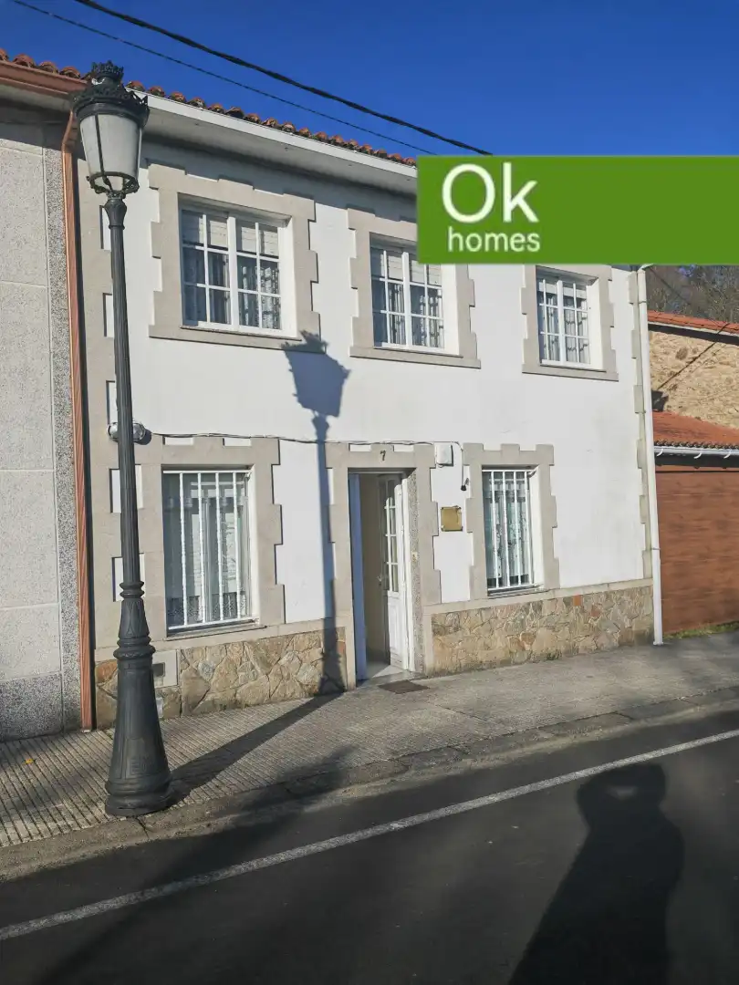 Vista exterior de Casa adosada en venta en Vilasantar con Calefacción, Jardín privado y Parquet
