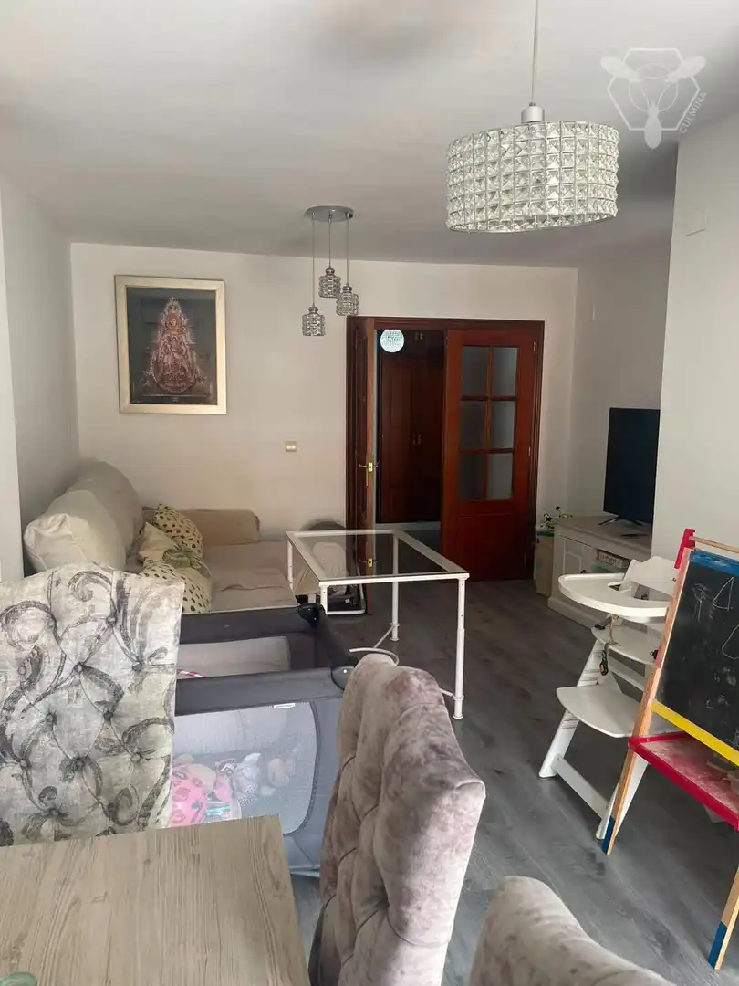 Sala de estar de Piso en venta en Huelva con Aire acondicionado y Terraza