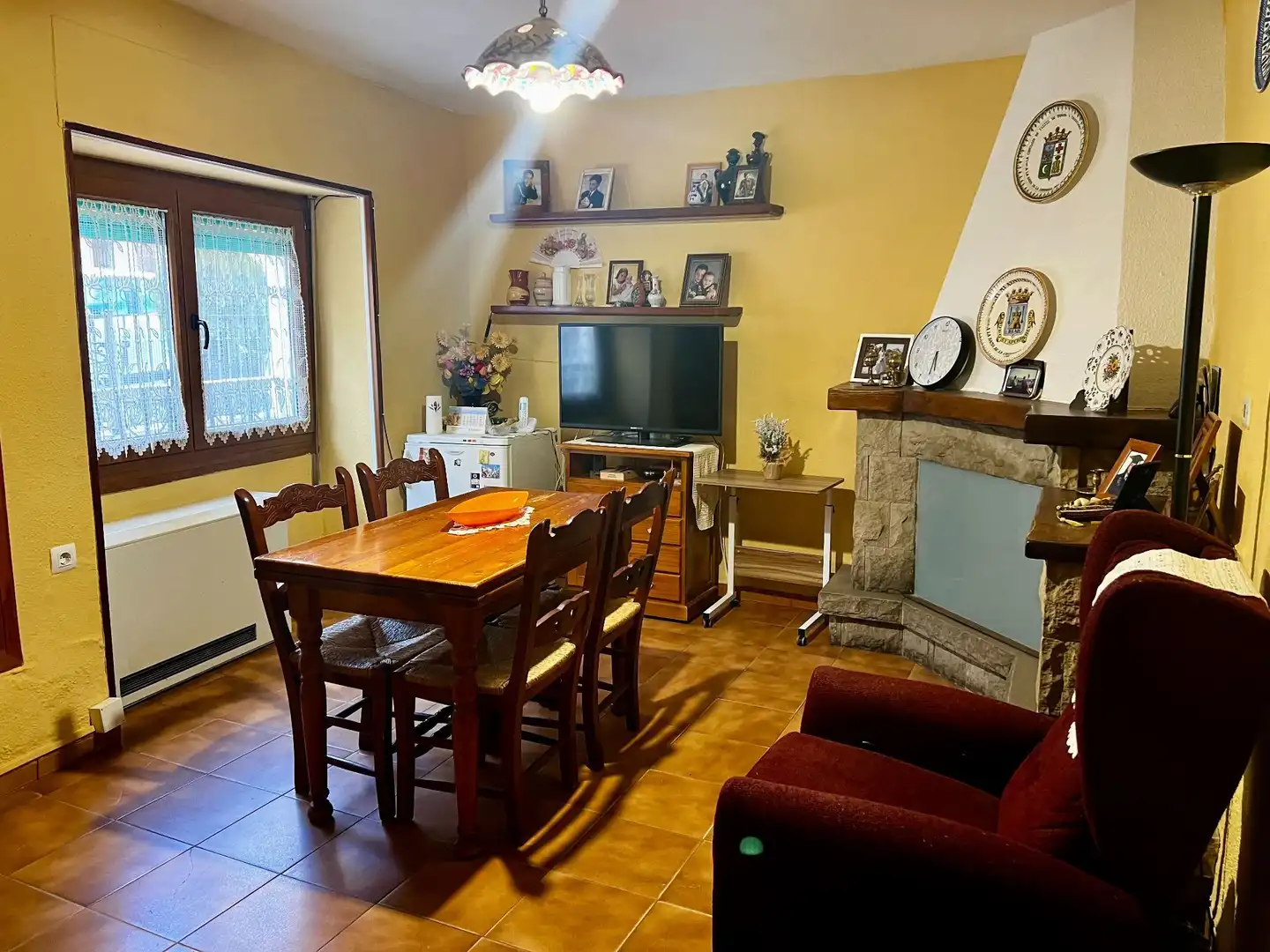 Sala de estar de Finca rústica en venta en Biar con Calefacción, Terraza y Trastero