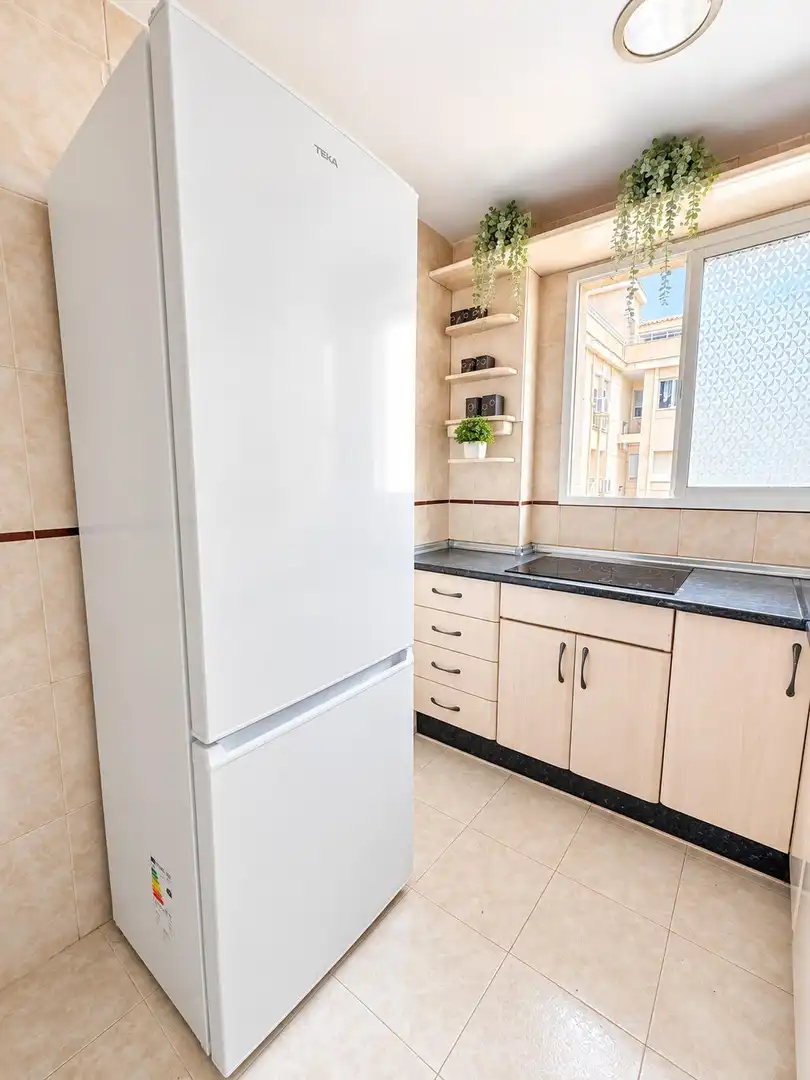 Cocina de Piso de alquiler en Málaga con Amueblado y Balcón