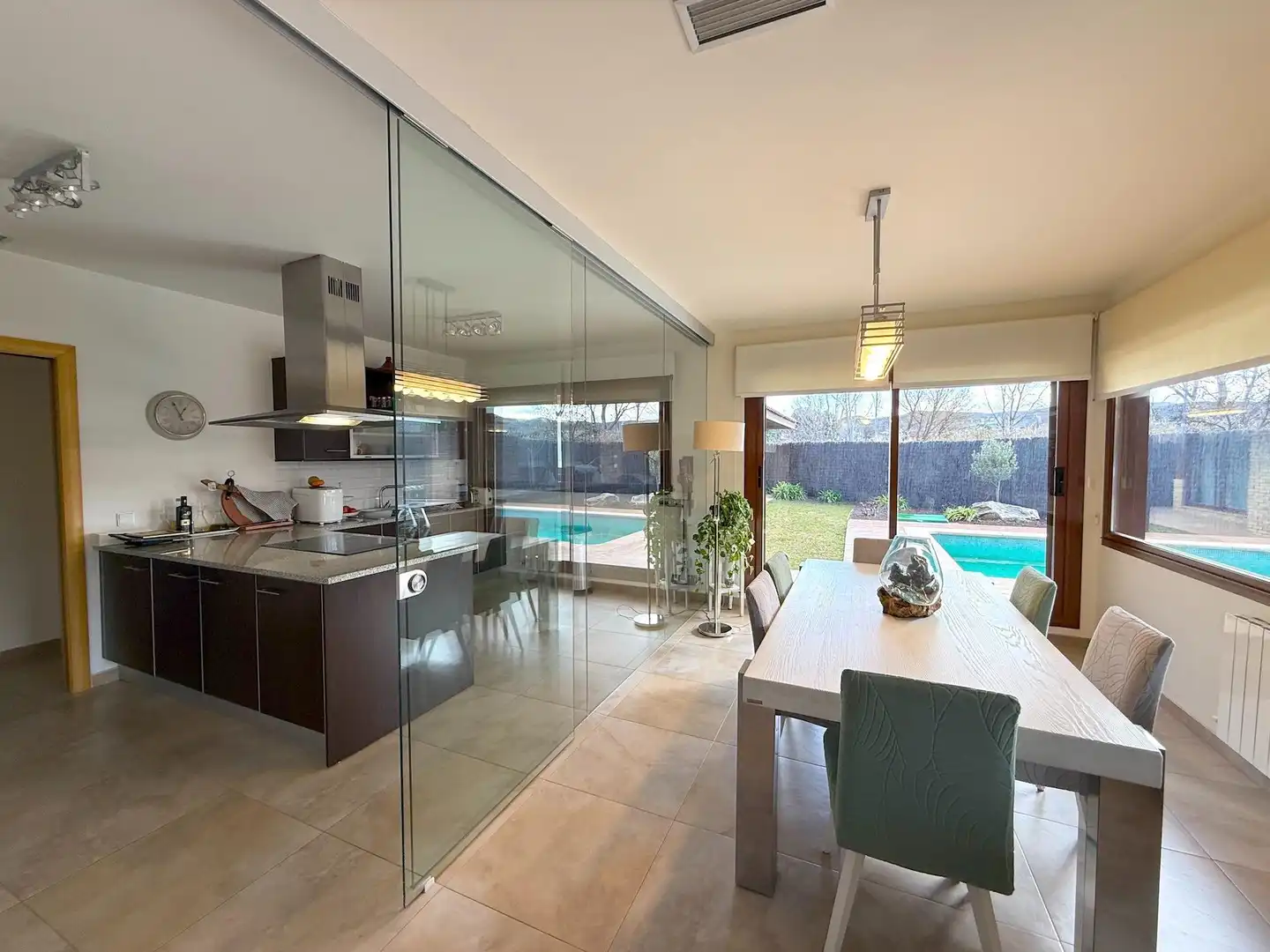Cocina de Casa o chalet en venta en Cadrete con Aire acondicionado, Calefacción y Jardín privado