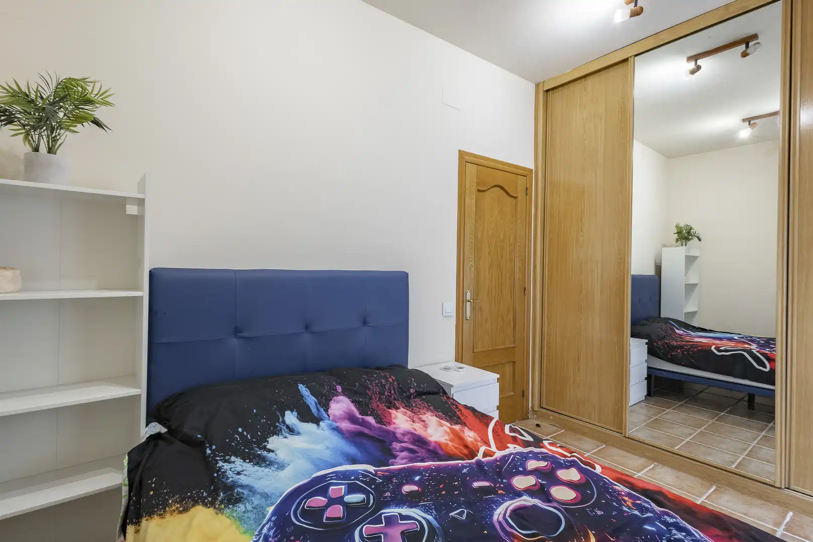 Schlafzimmer von Haus oder Chalet zur Miete in Sitges mit Klimaanlage, Heizung und Privatgarten