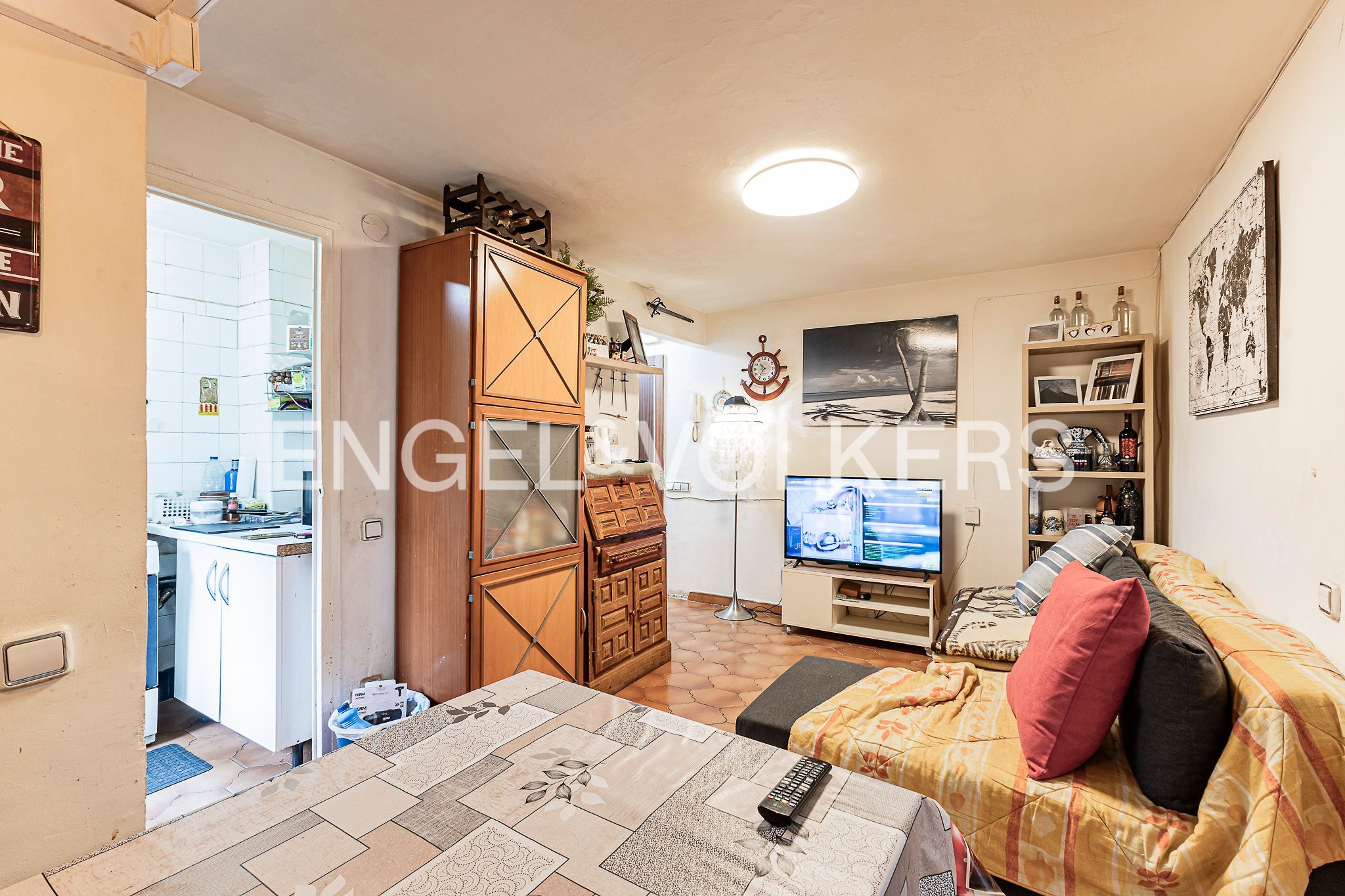 Sala de estar de Apartamento en venta en  Barcelona Capital con Calefacción