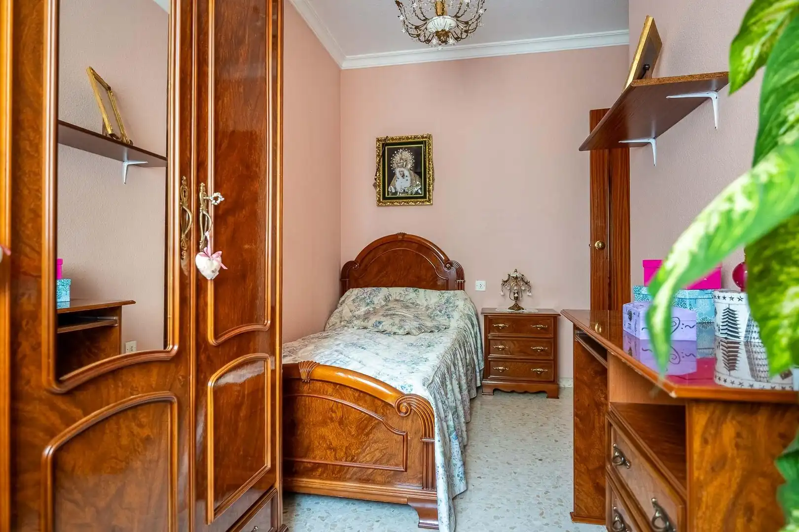 Bedroom of Flat for sale in Dos Hermanas  with Air Conditioner, Terrace and Balcony