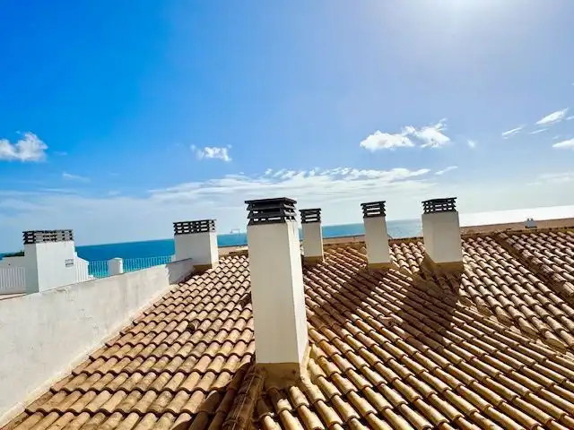 Außenansicht von Dachboden zur Miete in Altea mit Klimaanlage, Terrasse und Möbliert