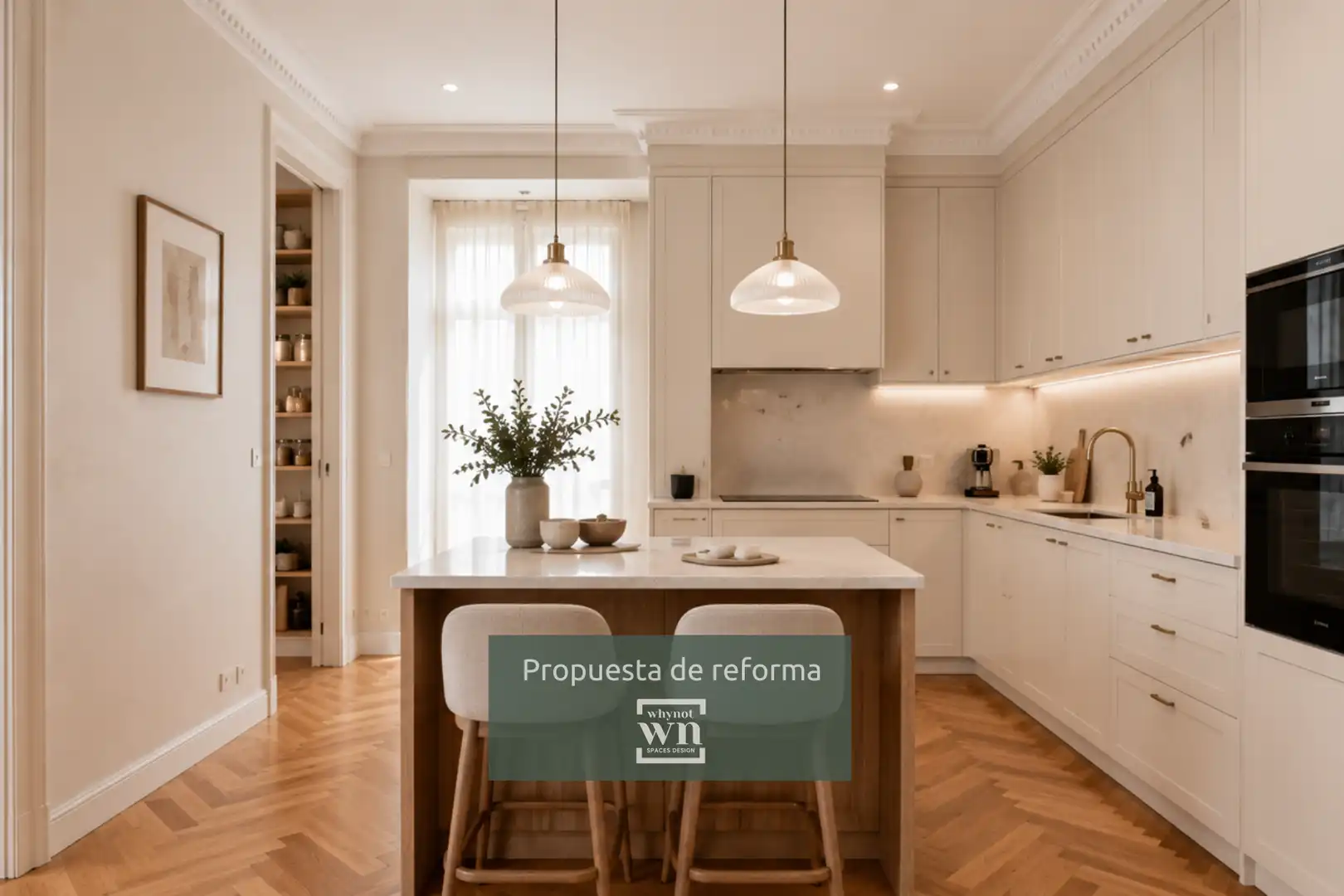 Küche von Wohnung zum Verkauf in Madrid mit Klimaanlage, Heizung und Abstellraum