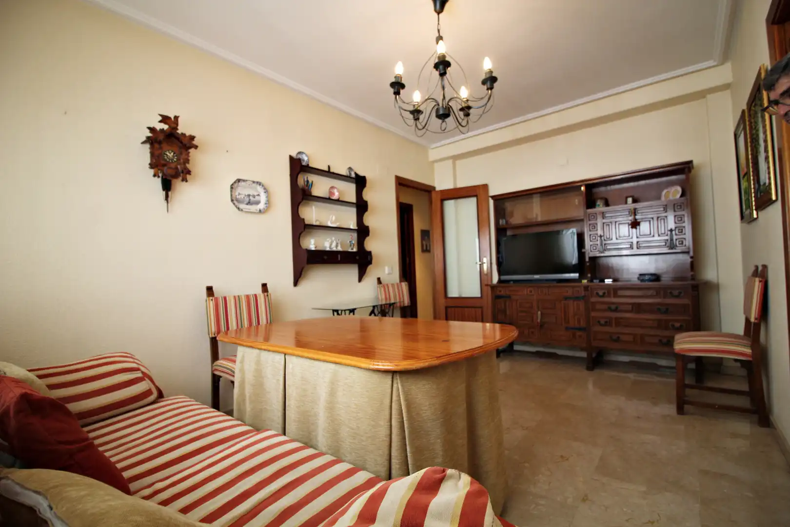 Sala de estar de Piso en venta en Huelva con Amueblado y Balcón