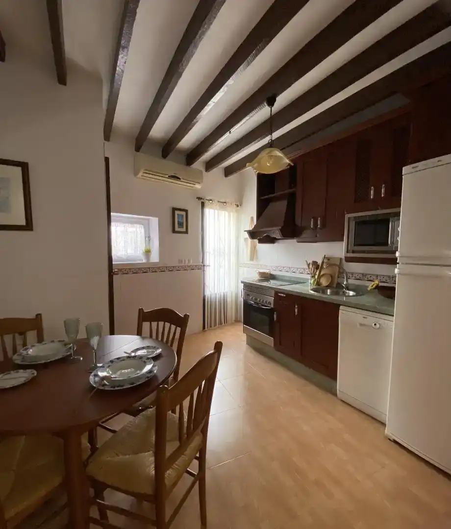 Cocina de Dúplex en venta en Lucainena de las Torres con Aire acondicionado, Parquet y Amueblado
