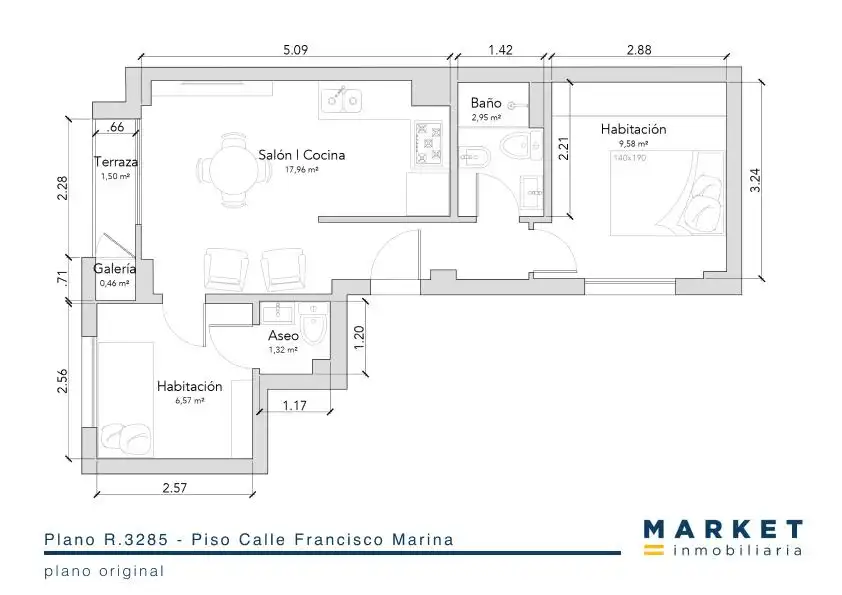 Apartamento en venta en Santa Pola con Terraza, Trastero y Amueblado