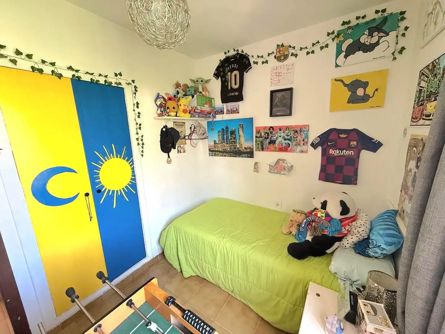 Schlafzimmer von Einfamilien-Reihenhaus zum Verkauf in Calafell mit Privatgarten, Terrasse und Abstellraum