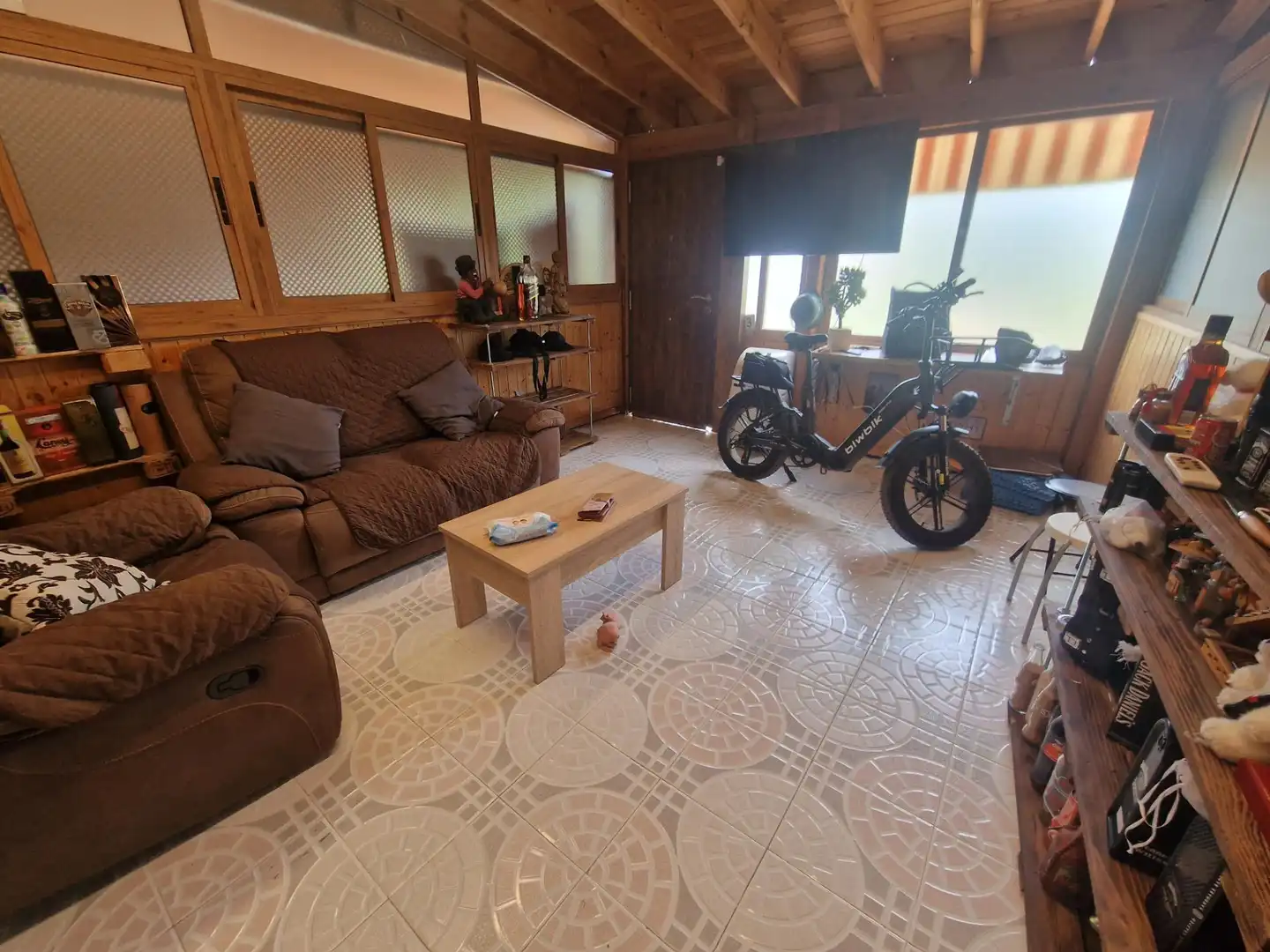 Sala de estar de Casa adosada en venta en Águilas con Aire acondicionado