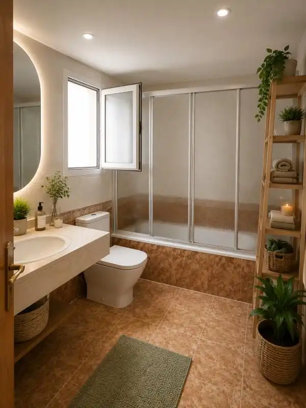 Baño de Ático en venta en Eivissa con Calefacción, Terraza y Amueblado