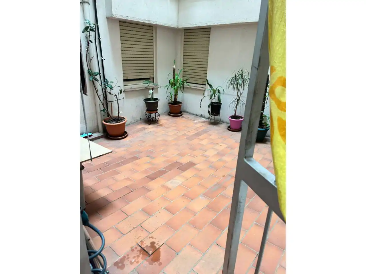 Terraza de Piso de alquiler en Girona con Calefacción, Amueblado y Balcón