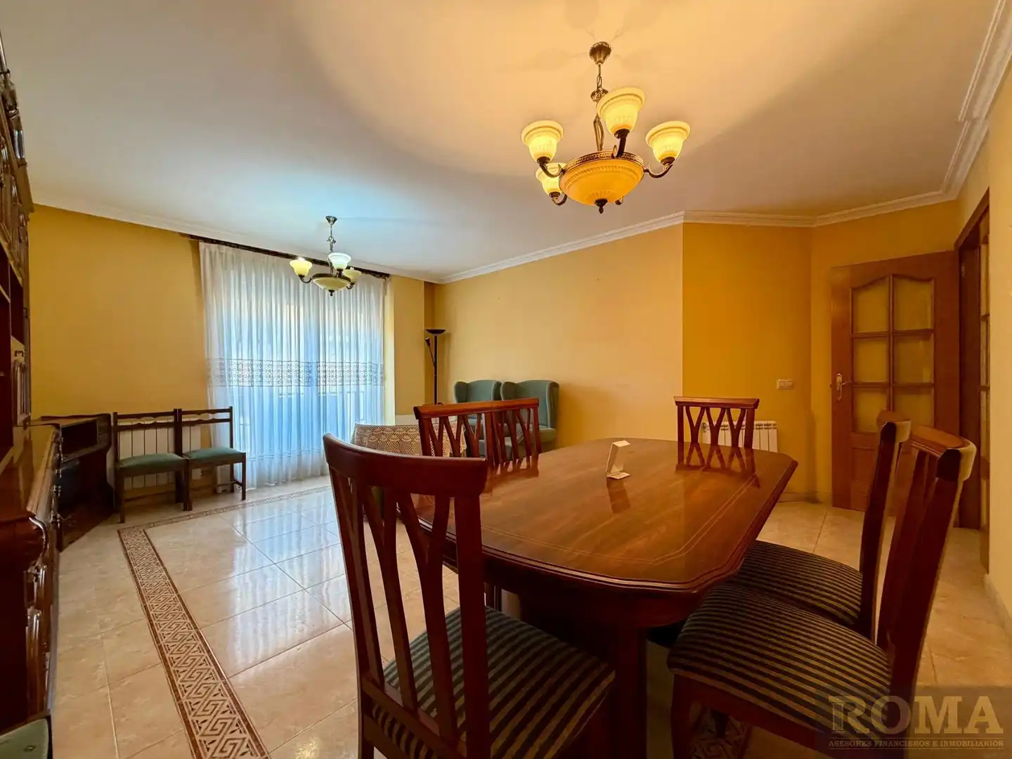 Dining room of Flat for sale in Cabrerizos  with Heating, Terrace and Furnished