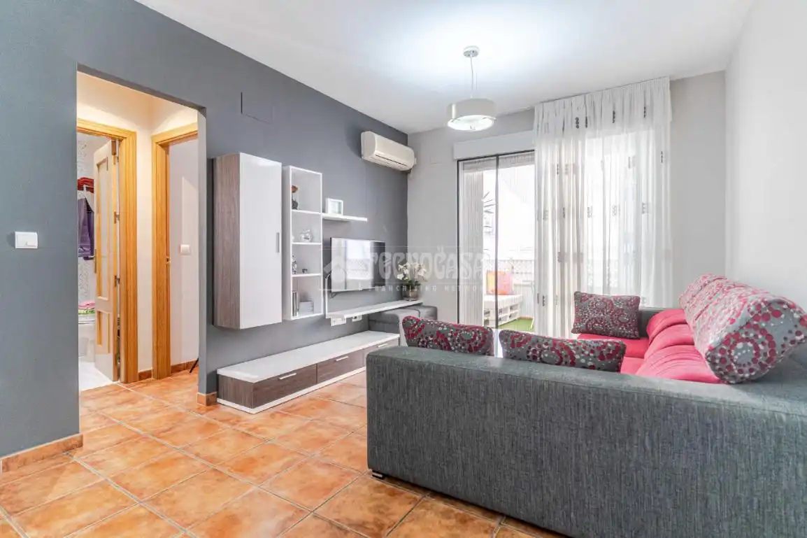 Wohnzimmer von Wohnung zum Verkauf in Polopos mit Klimaanlage, Terrasse und Gemeinschaftspool
