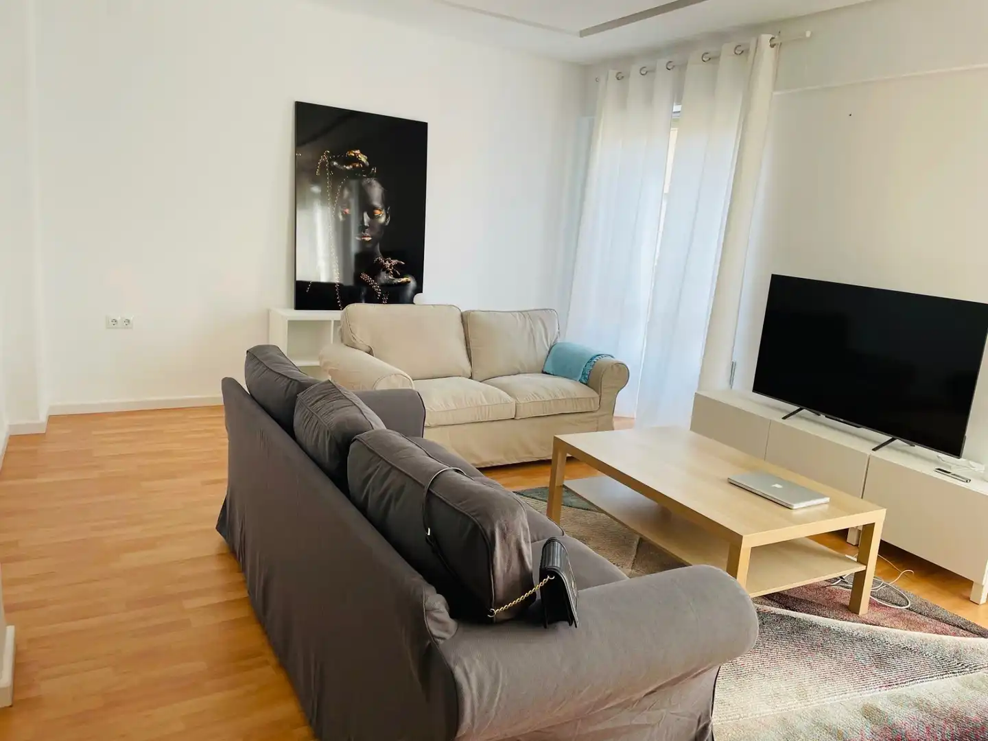 Sala d'estar de Pis en venda en Oliva amb Aire condicionat, Calefacció i Moblat