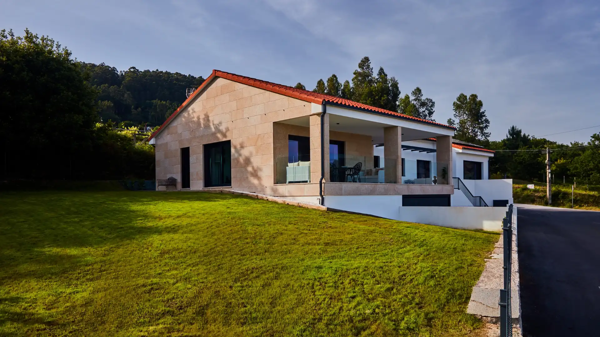 Exterior view of Houses for sale in Sanxenxo  with Heating, Terrace and Oven