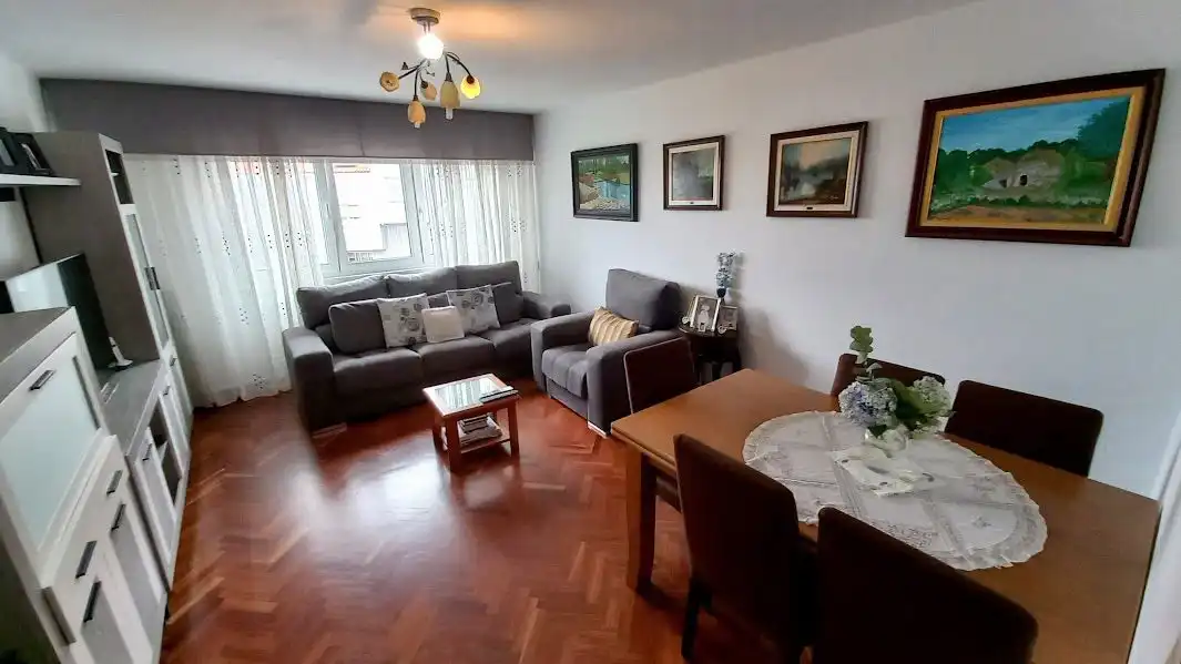 Living room of Flat for sale in Culleredo  with Heating, Parquet flooring and Storage room