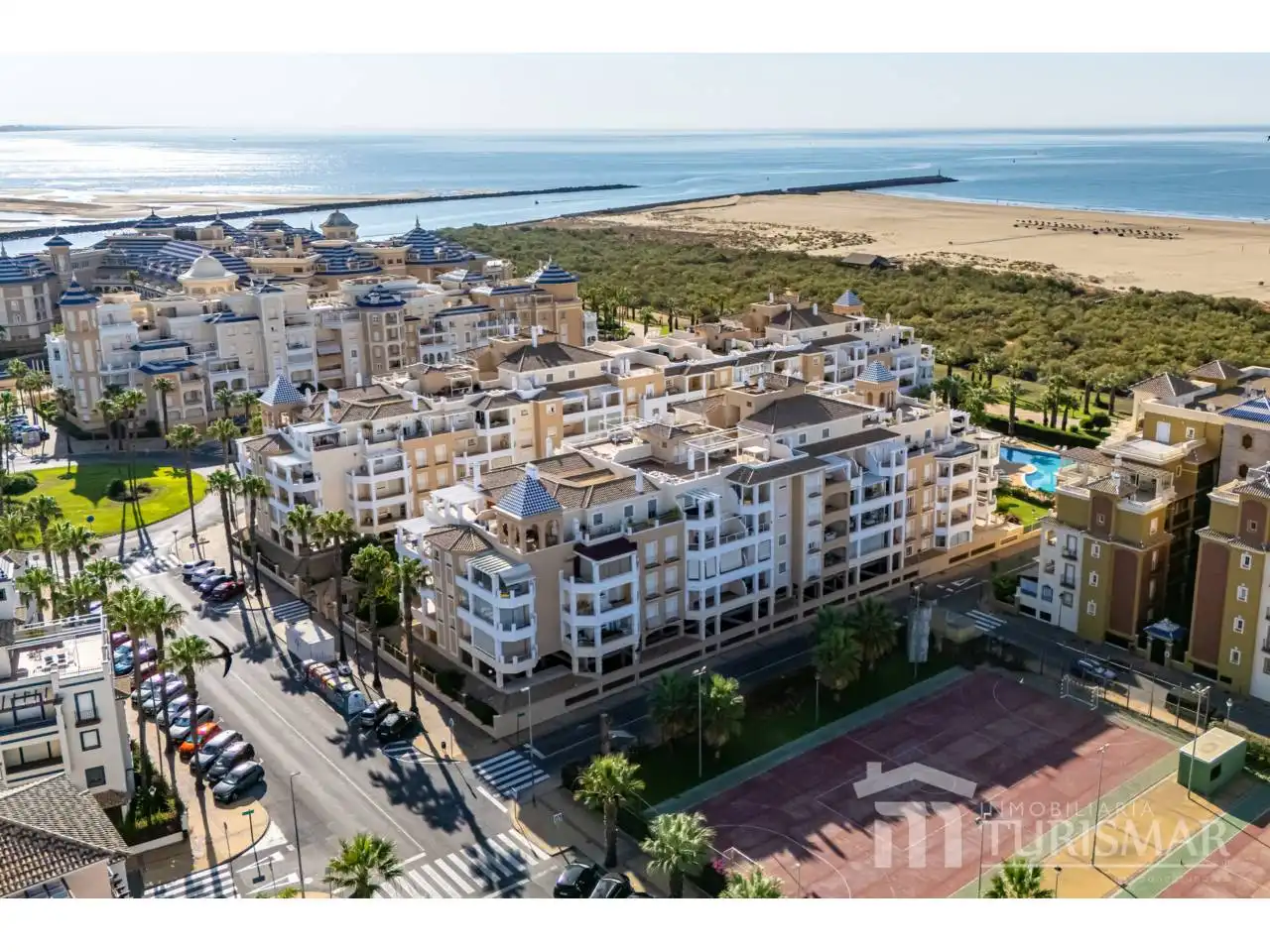 Außenansicht von Wohnungen zum Verkauf in Ayamonte mit Terrasse, Möbliert und Gemeinschaftspool