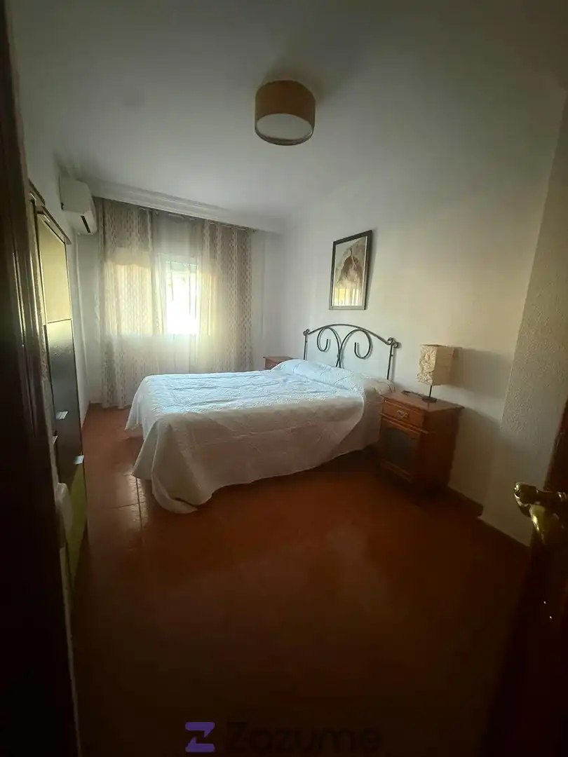 Schlafzimmer von Wohnung zur Miete in Huelva mit Klimaanlage, Möbliert und Ofen