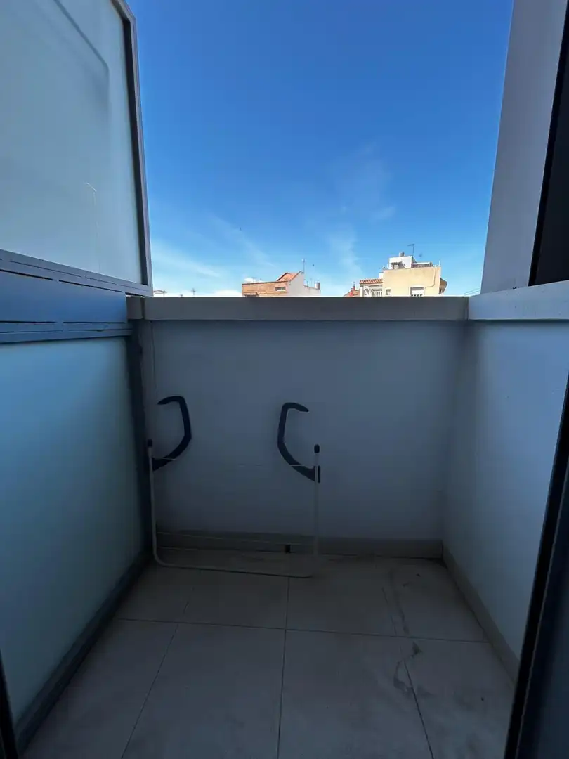Balcony of Study for rent in Murcia  with Air Conditioner, Heating and Furnished