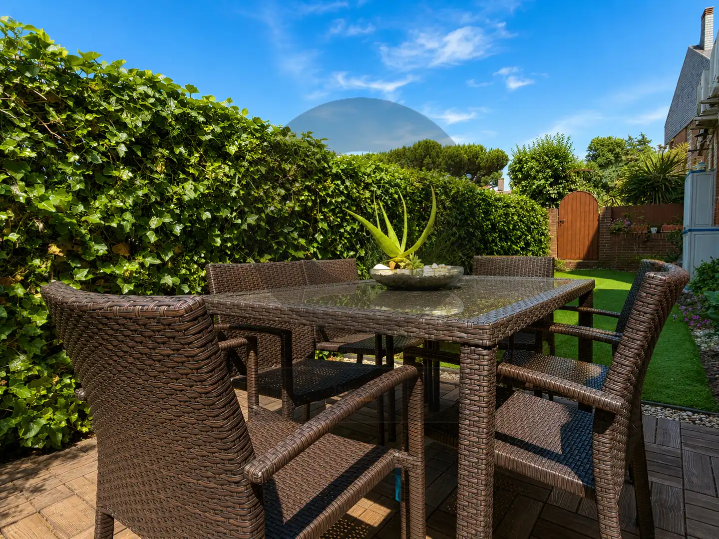 Terrace of Houses for sale in Pozuelo de Alarcón  with Air Conditioner, Heating and Private garden