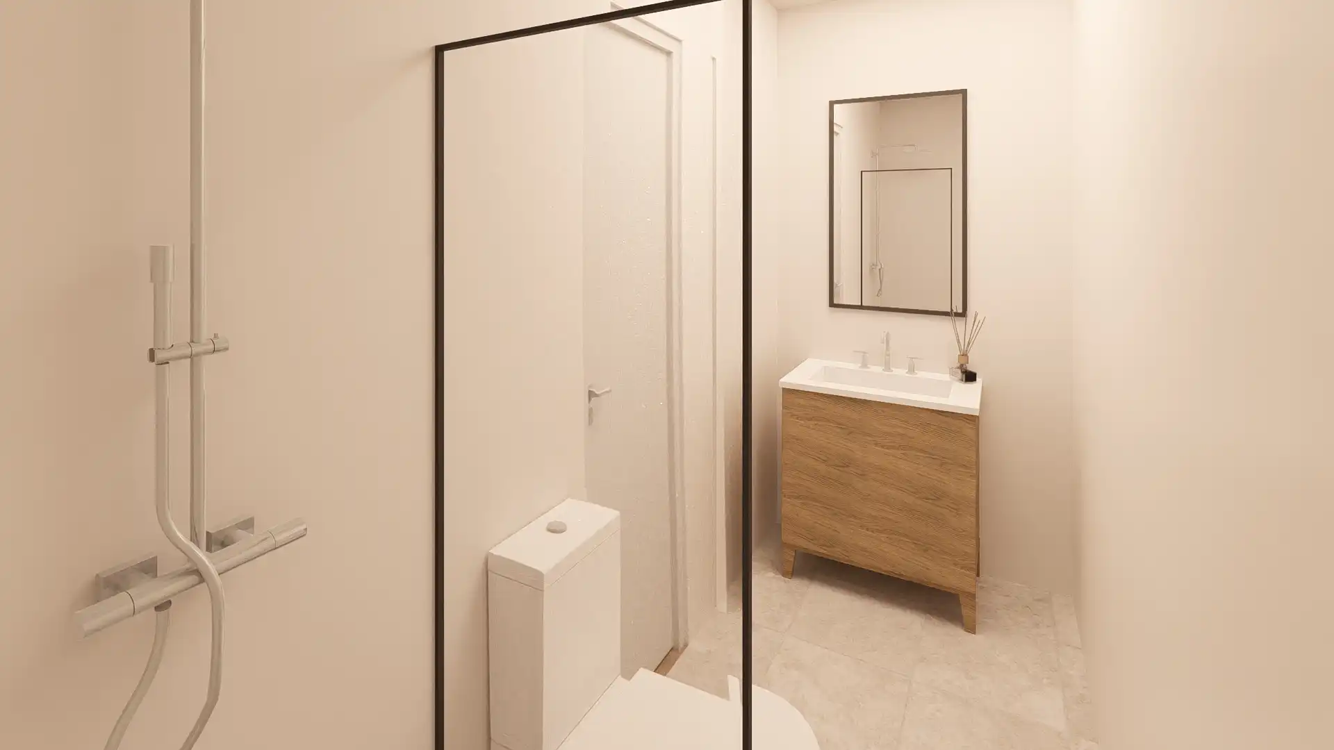 Baño de Piso de alquiler en Madrid con Amueblado y Se aceptan mascotas