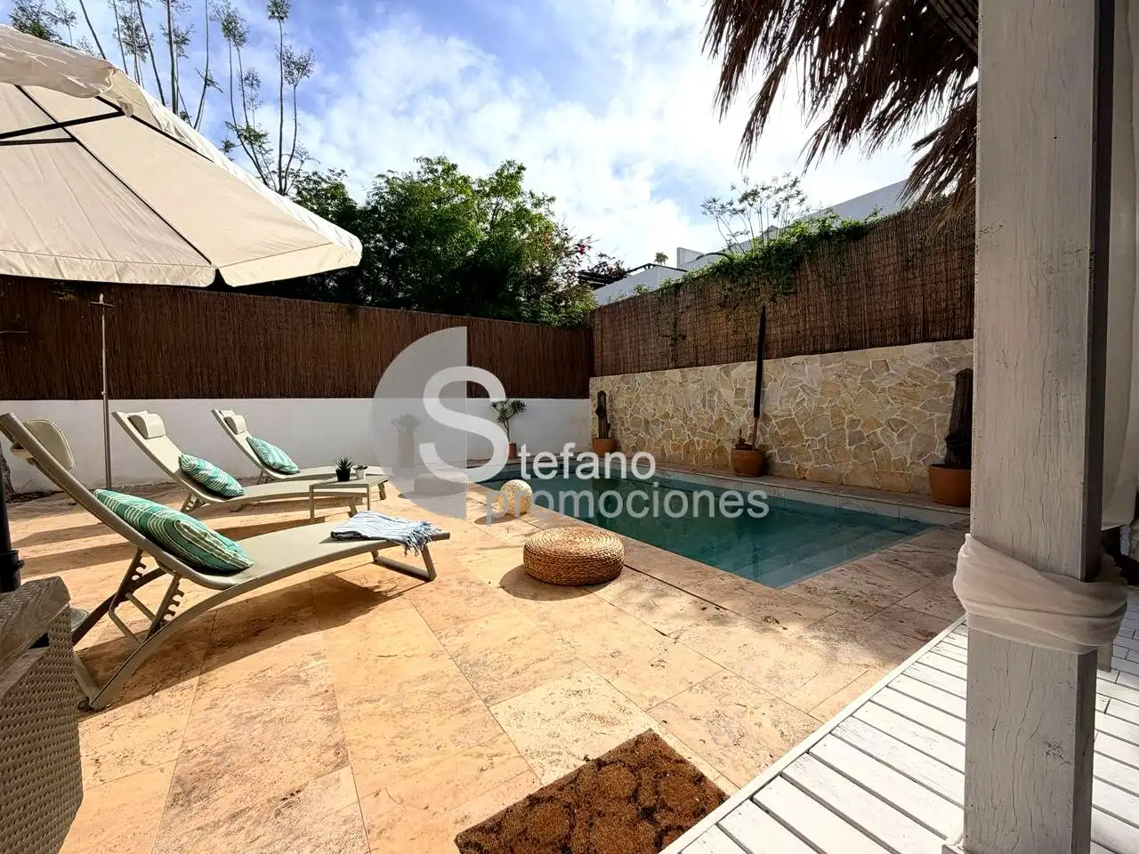 Terrace of Detached homes for rent in Níjar  with Air Conditioner, Heating and Private garden