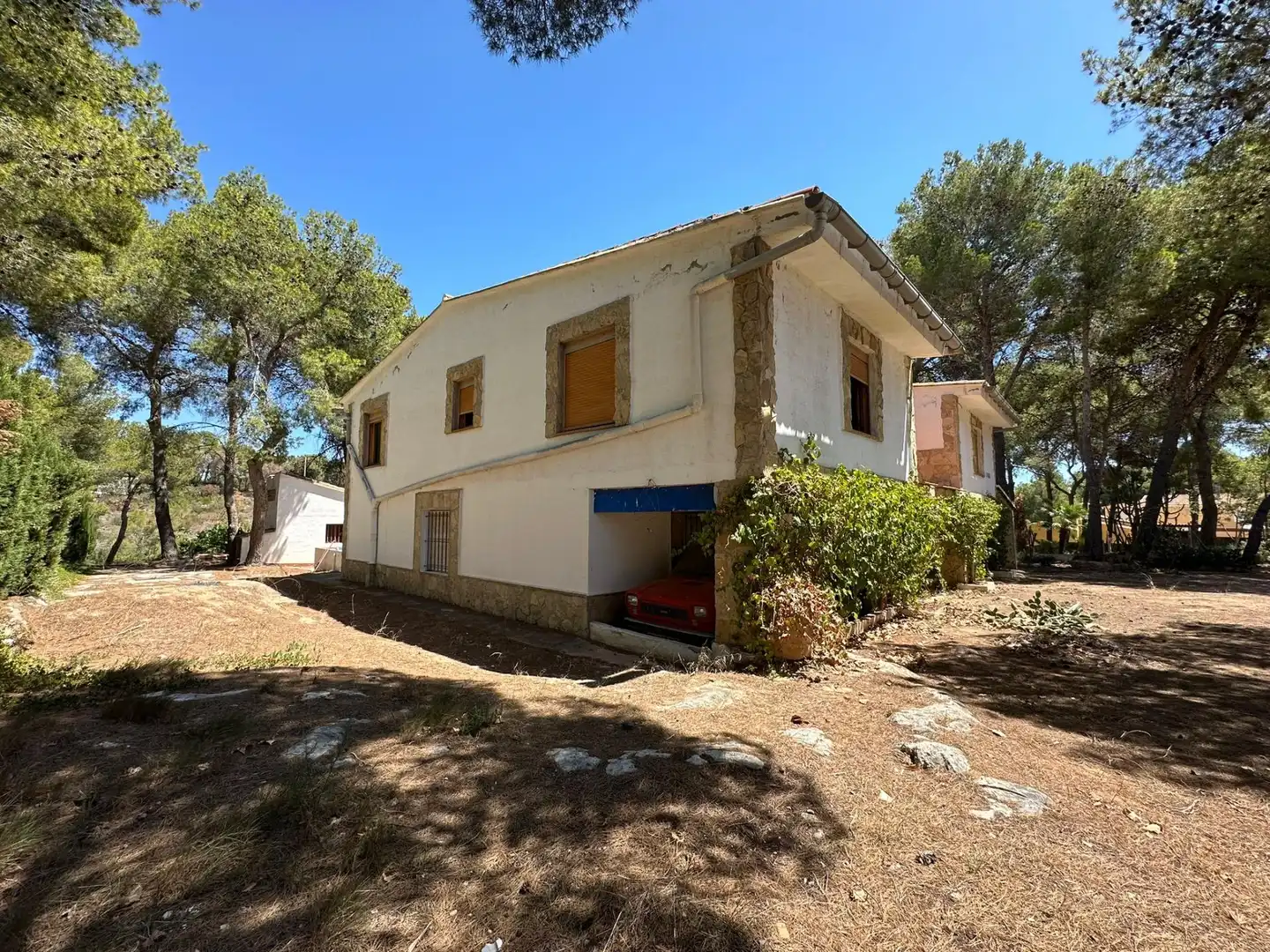 Vista exterior de Casa o xalet en venda en Carlet amb Calefacció, Jardí privat i Terrassa