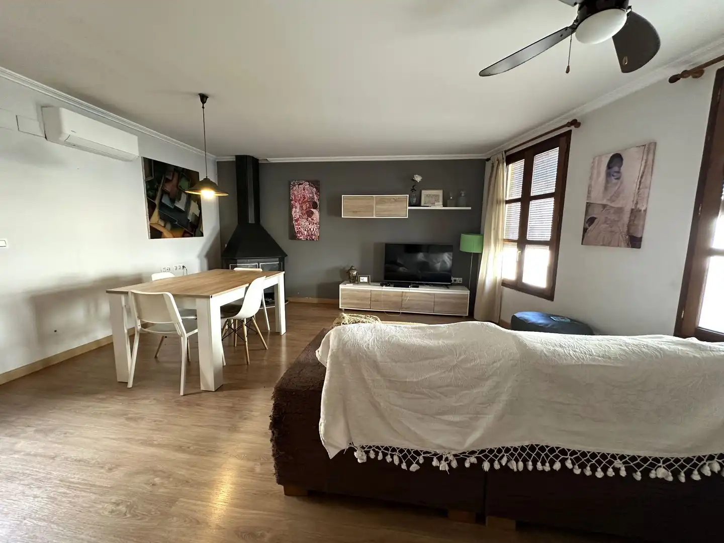 Sala d'estar de Finca rústica en venda en Albaida amb Aire condicionat, Calefacció i Terrassa