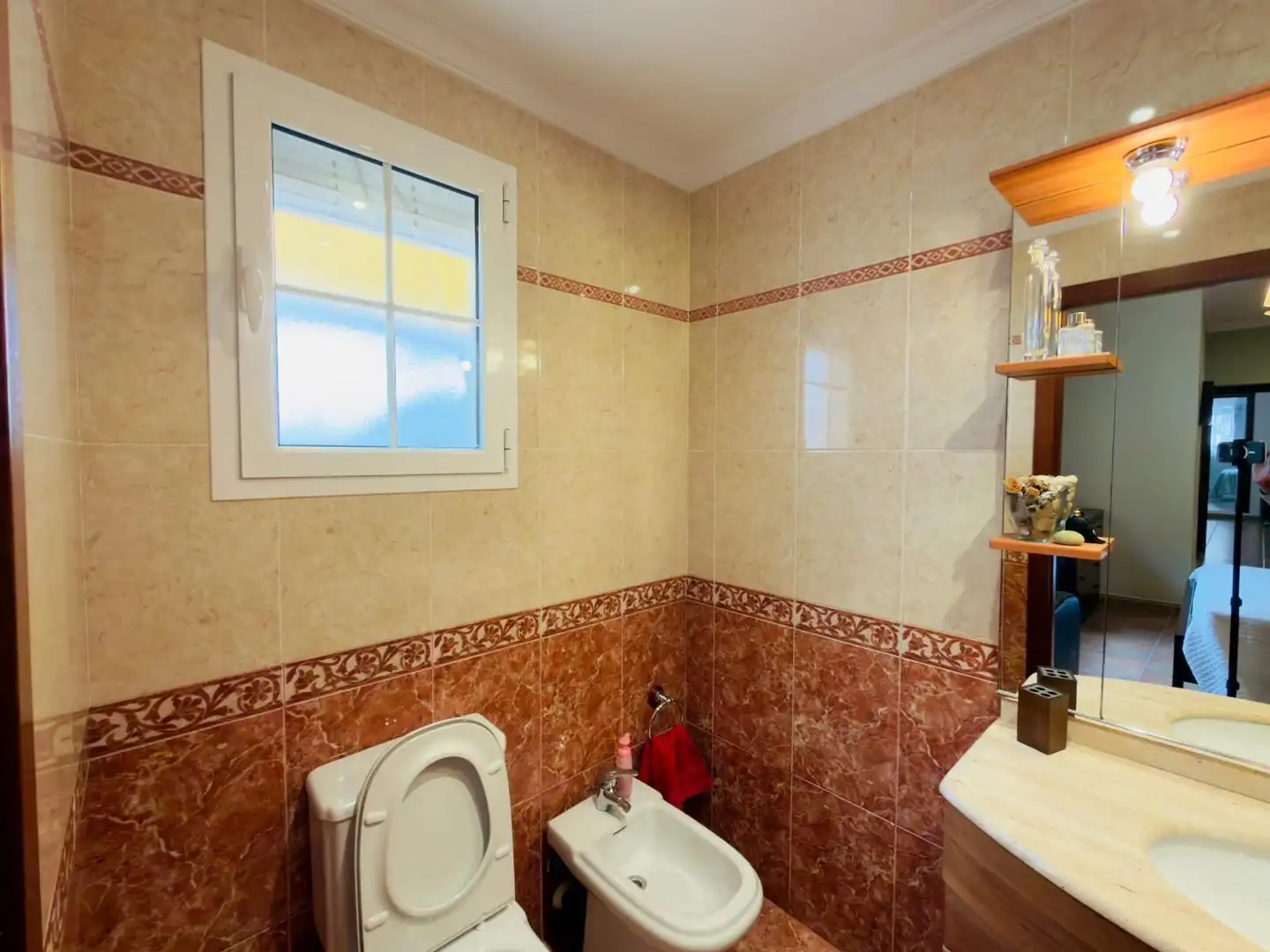 Bathroom of Houses for sale in La Granja de la Costera  with Air Conditioner