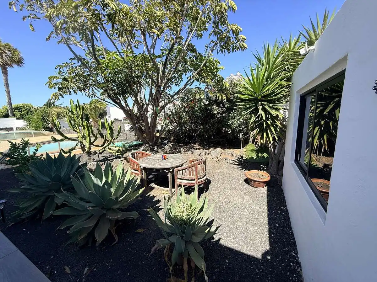 Terraza de Casa o chalet en venta en Yaiza con Aire acondicionado, Jardín privado y Piscina